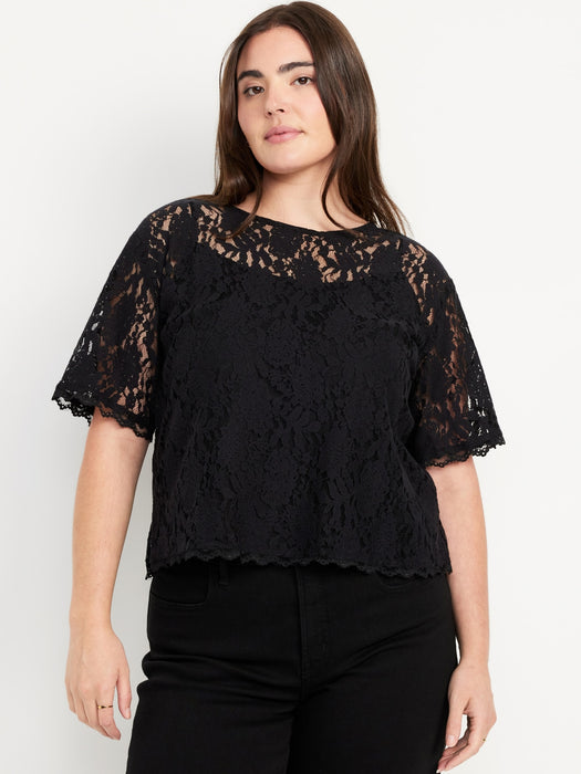 Lace Shell Top