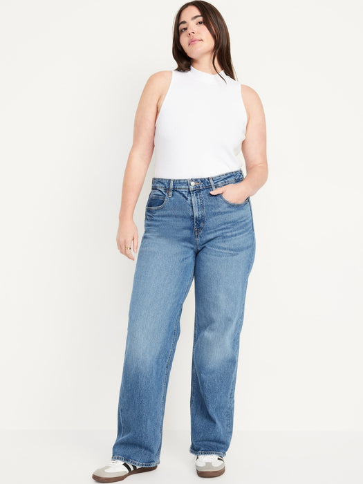 Extra High-Waisted Wide-Leg Jeans