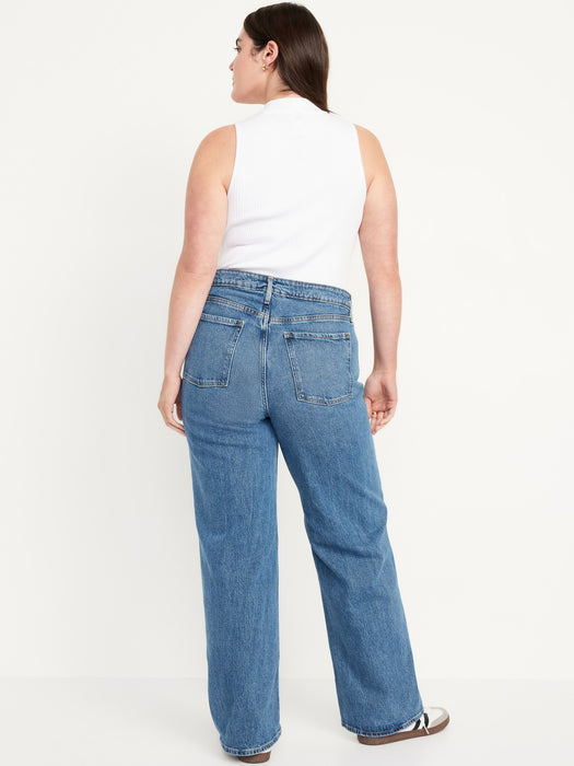 Extra High-Waisted Wide-Leg Jeans