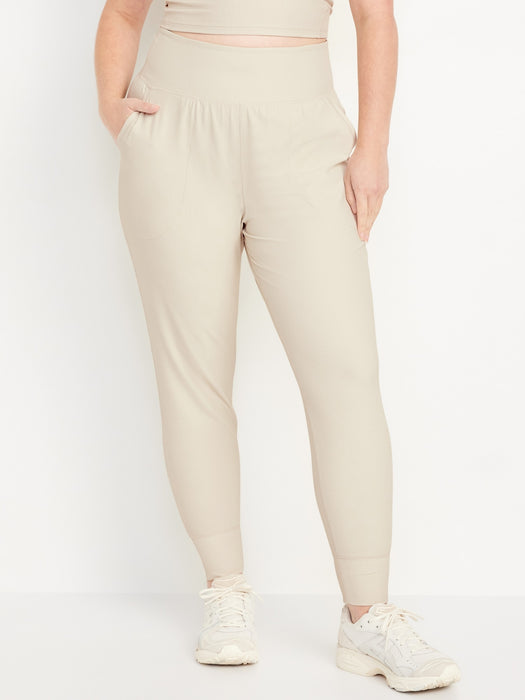 High-Waisted PowerSoft Rib 7/8 Joggers
