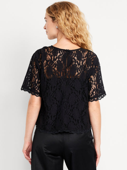 Lace Shell Top