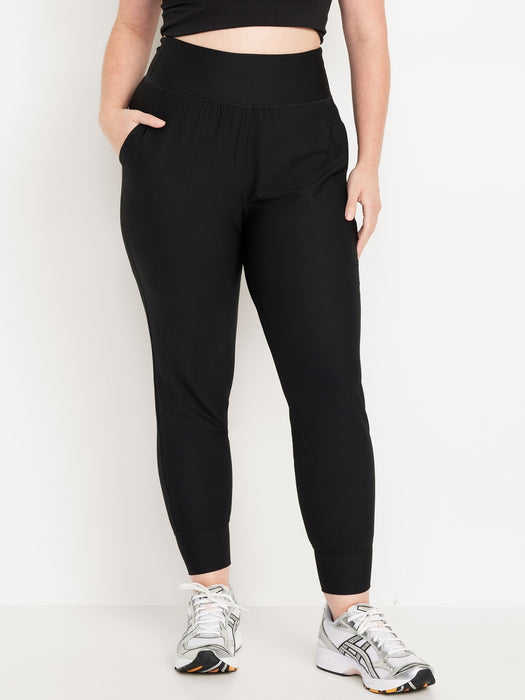 High-Waisted PowerSoft Rib 7/8 Joggers
