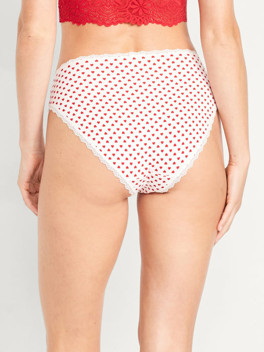 High-Waisted Everyday Cotton Underwear 5-Pack