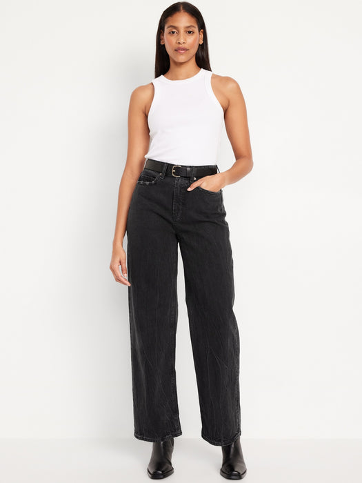 Curvy Extra High-Waist Weite Jeans