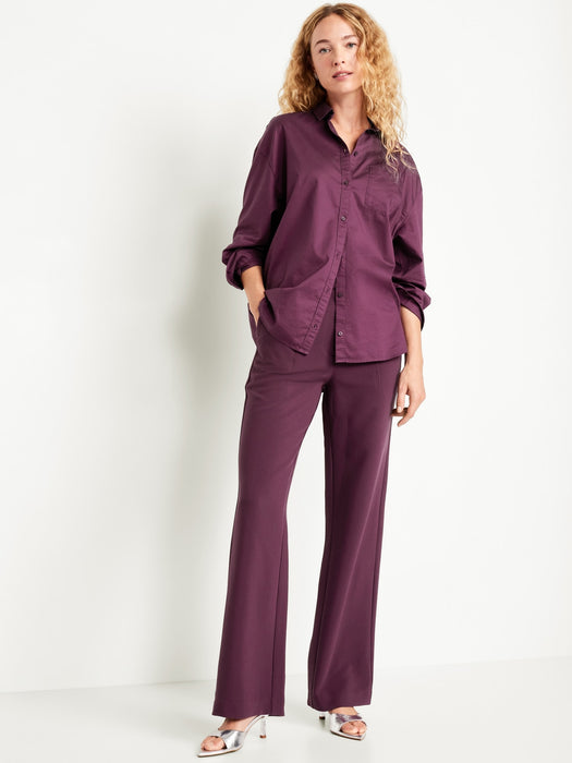 Oversized Button-Down Boyfriend Shirt