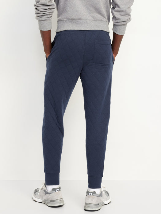 Loose Quilted Fleece Joggers