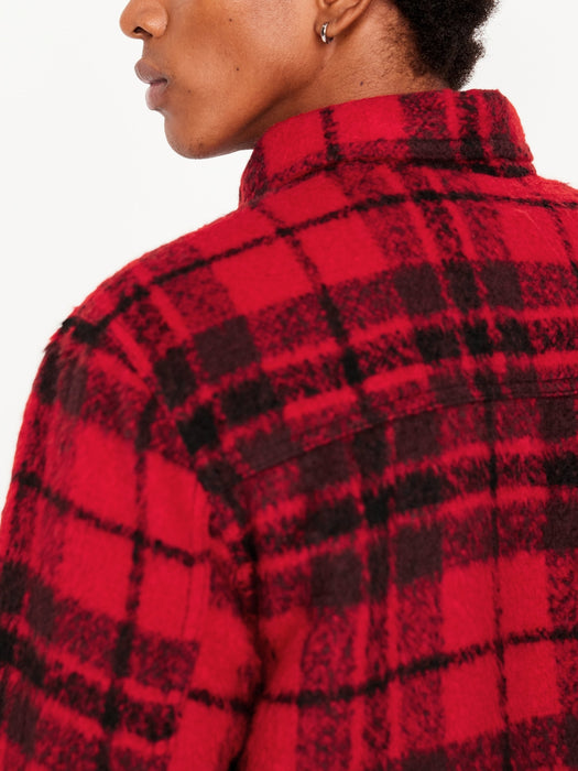 Cozy-Lined Sherpa Shacket