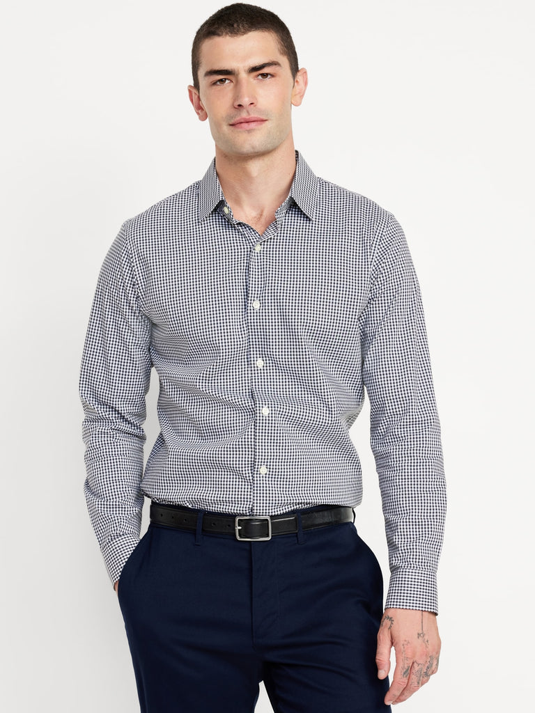 slim fit dress slacks Slim Fit Pro Signature Performance Dress Shirt — GAP (International)