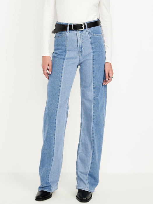 Extra High-Waisted Wide-Leg Jeans