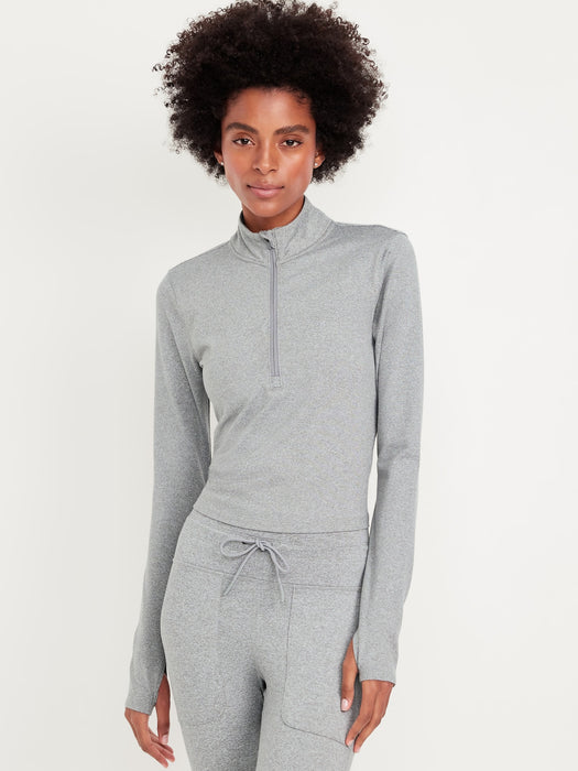 CloudComfy Crop Quarter Zip