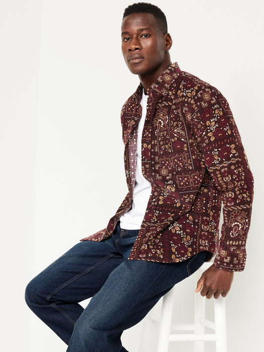 Button-Down Corduroy Shirt