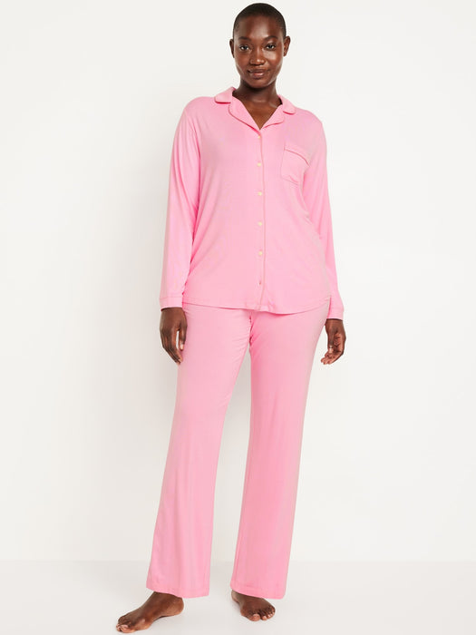 Knit Jersey Pajama Pant Set