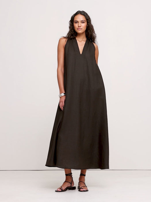 Pauline Linen Midi Dress
