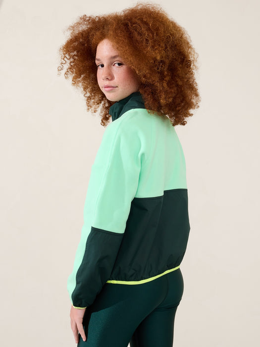 Athleta Girl Microfleece Half Zip