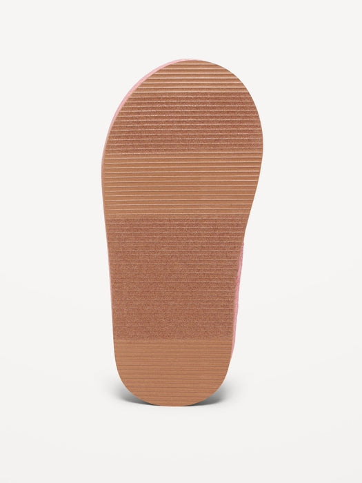 Shiny Faux-Fur Lined Boots for Toddler Girls