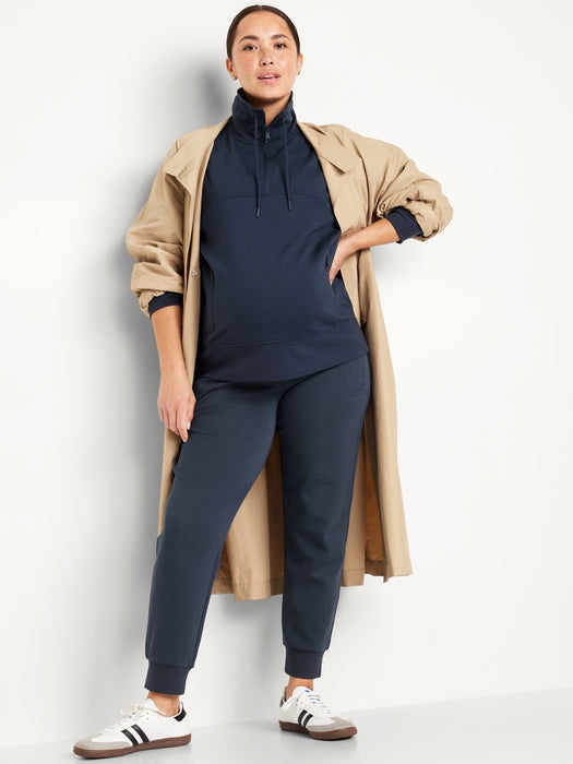 Maternity Dynamic Fleece Rollover Waist Joggers