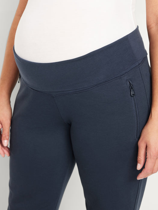 Maternity Dynamic Fleece Rollover Waist Joggers