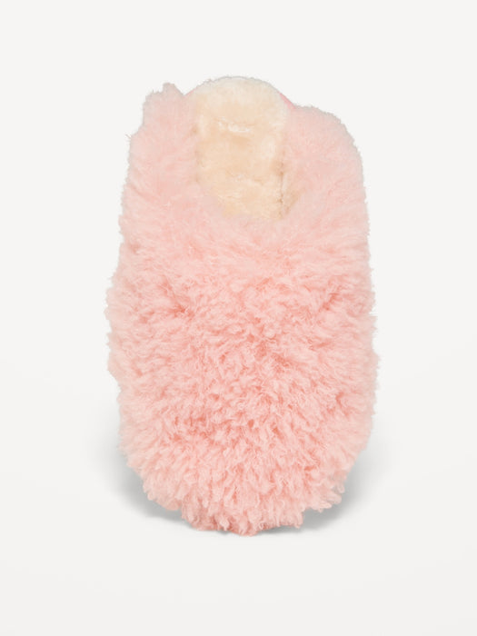 Faux Fur Mule Slippers for Women