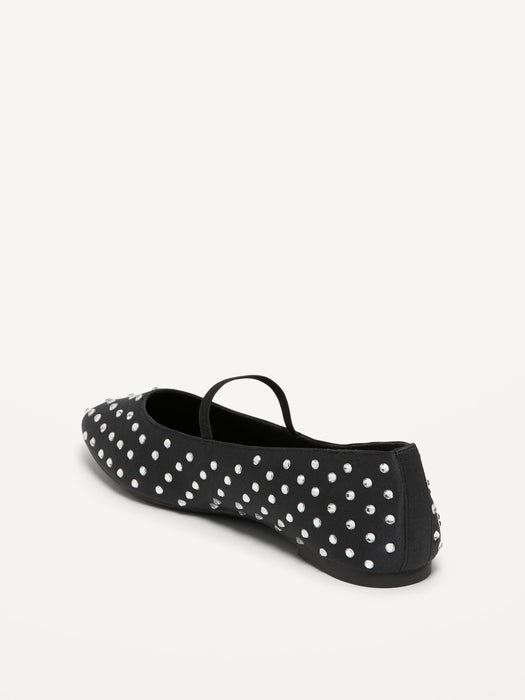 Satin Mary Jane Ballet Flat