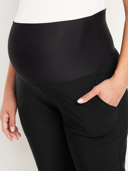 Maternity SleekTech Rollover Waist Joggers