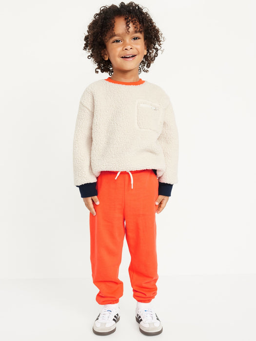 Functional-Drawstring Joggers for Toddler Boys
