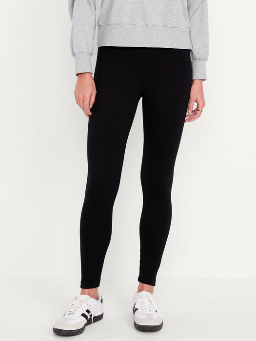High-Waisted Fleece-Lined Leggings 2-Pack