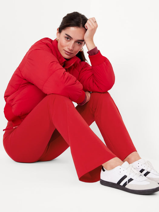 High-Waisted Fashion Flare Leggings