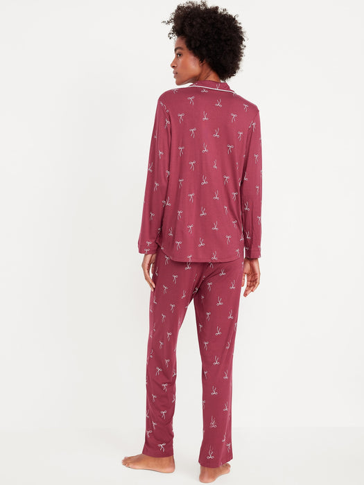 Knit Jersey Pajama Pant Set