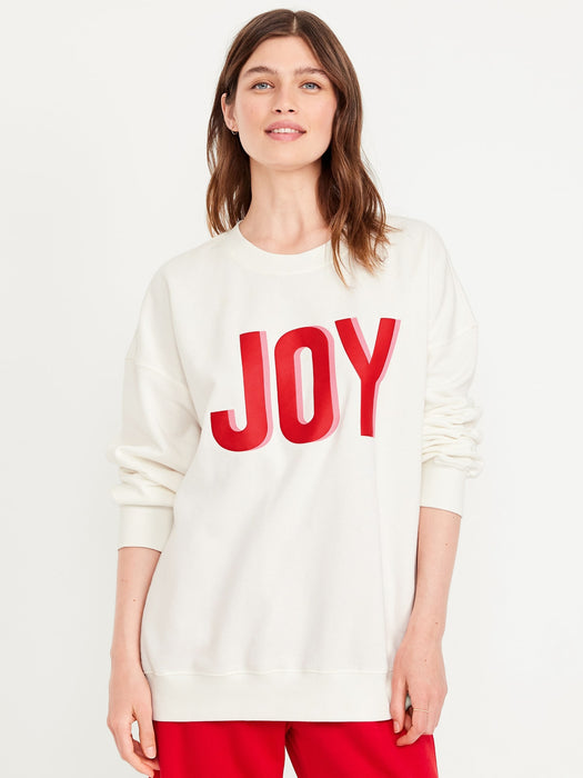 SoComfy Oversized Graphic Sweatshirt
