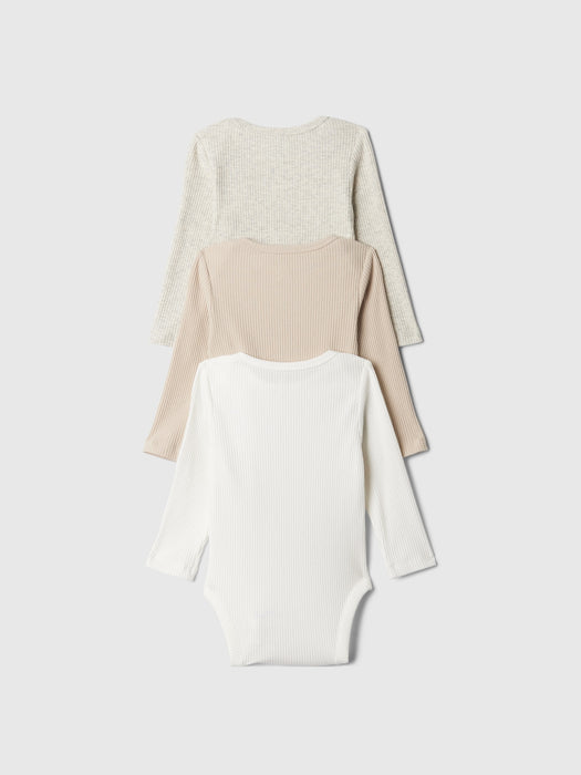 Baby First Favorites TinyRib Bodysuit (3-Pack)