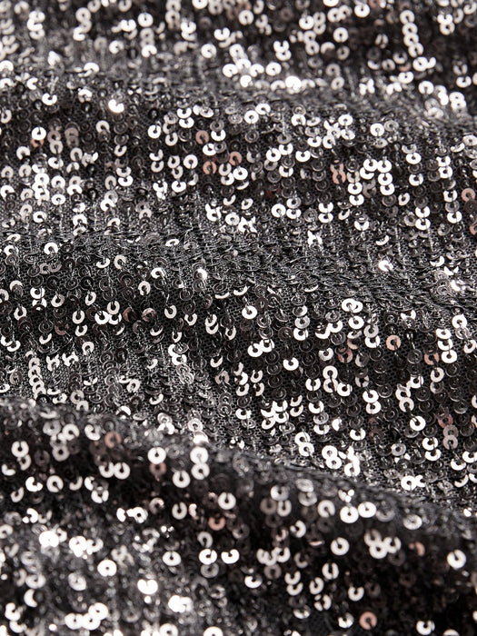 High-Waisted Sequin Flare Pants