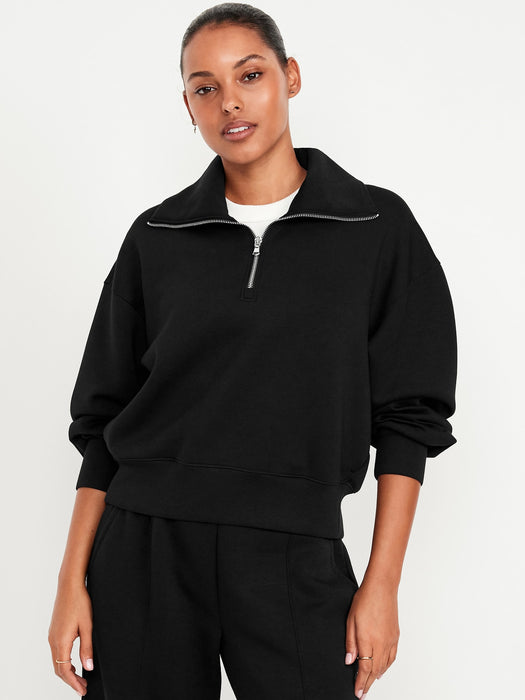 Bounce Fleece Half-Zip Pullover Sweatshirt