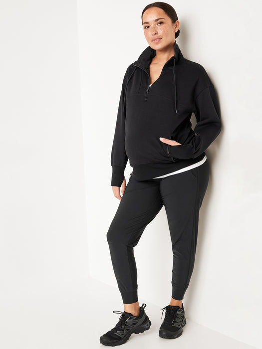 Maternity SleekTech Rollover Waist Joggers