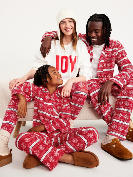 Maternity Matching Flannel Pajama Set