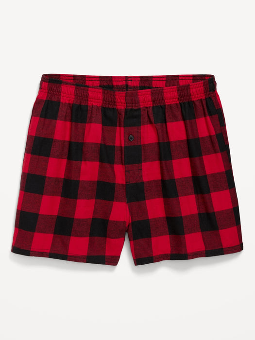 Flannel Boxer Shorts