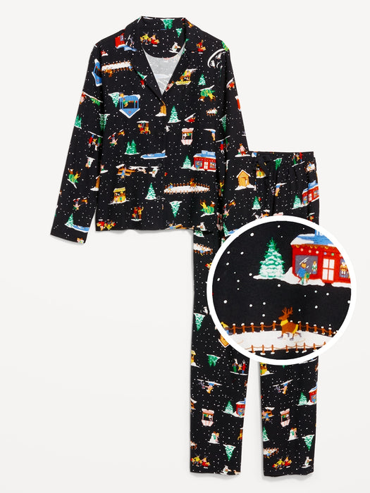 Flannel Pajama Set for Women