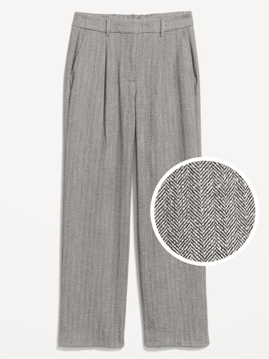 Extra High-Waisted Taylor Wide-Leg Trouser Pants