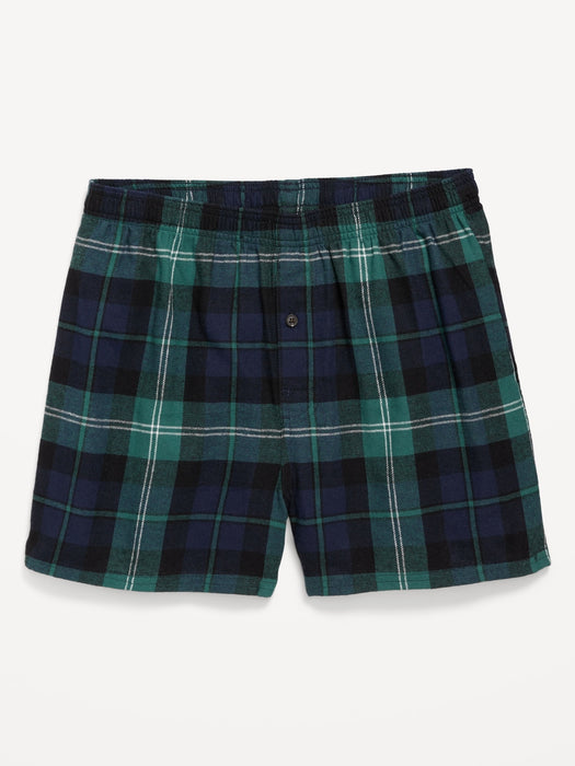 Flannel Boxer Shorts