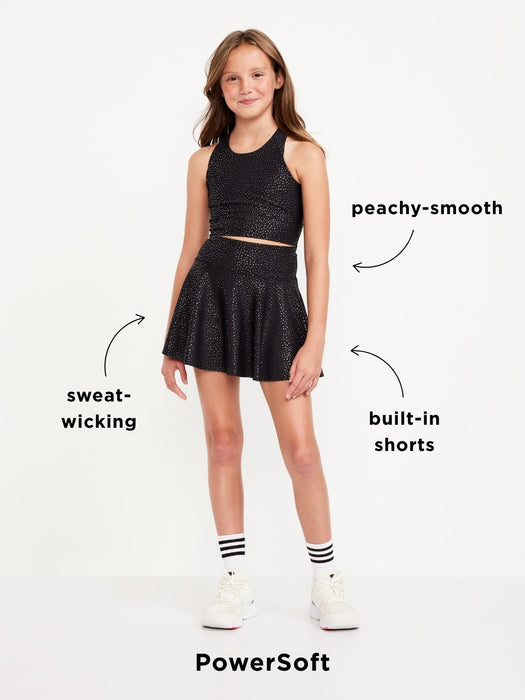 High-Waisted PowerSoft Skort for Girls