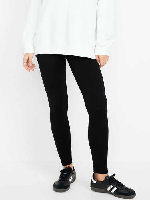 High-Waisted Fleece-Lined Leggings 2-Pack