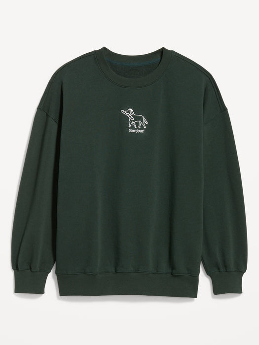 SoComfy Oversized Graphic Sweatshirt