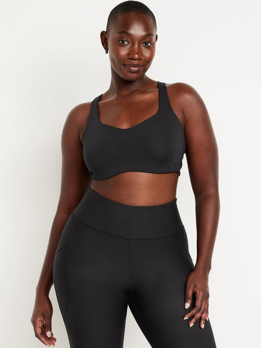 PowerSoft Molded Cup Strappy Sports Bra