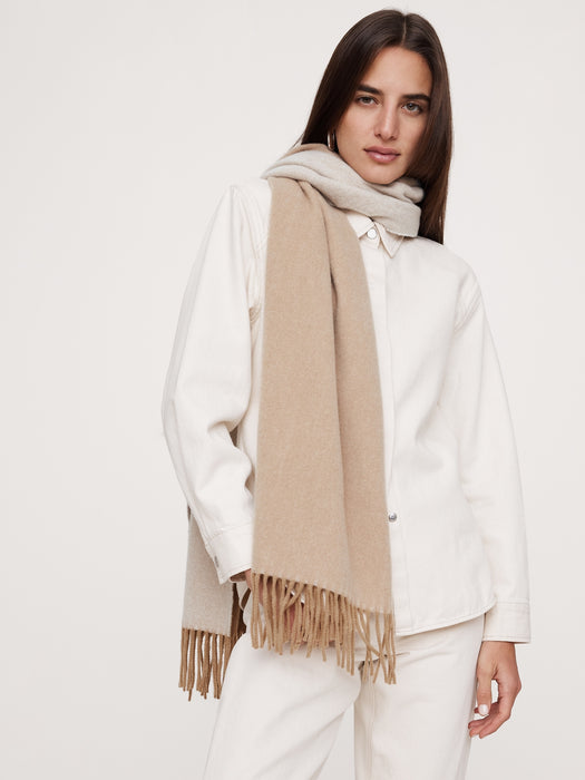 Italian Wool-Cashmere Scarf
