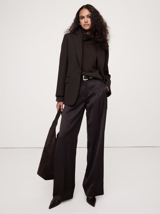 Oversized Midweight Cashmere Turtleneck Sweater