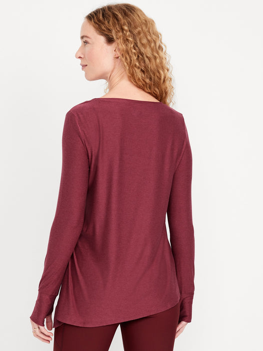 CloudMotion Side-Tie Tunic
