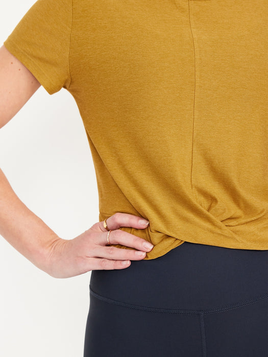 CloudMotion Twist-Front T-Shirt