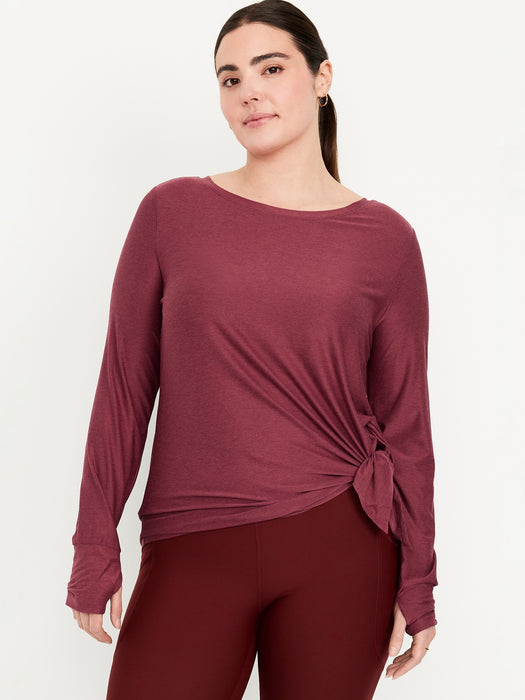 CloudMotion Side-Tie Tunic