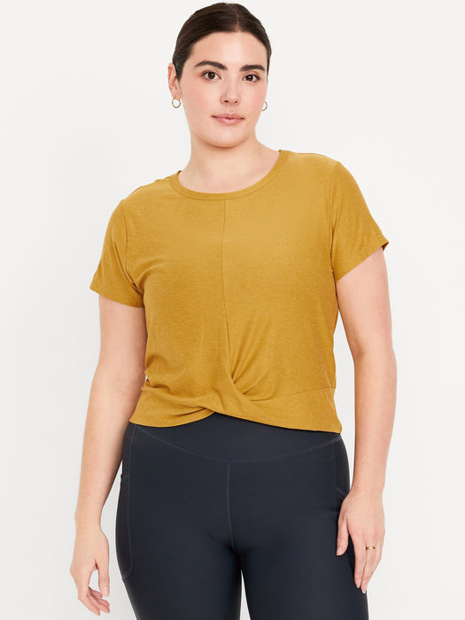 CloudMotion Twist-Front T-Shirt