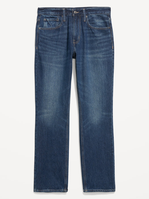 Structured Straight Non-Stretch Jeans