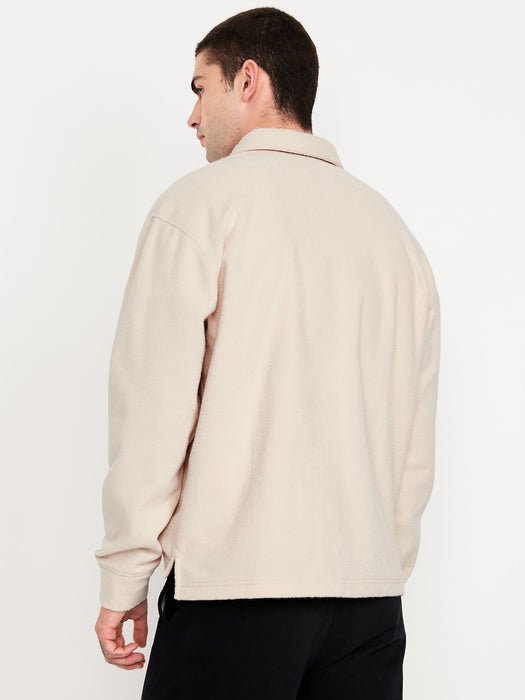 Terry Quarter-Zip Polo